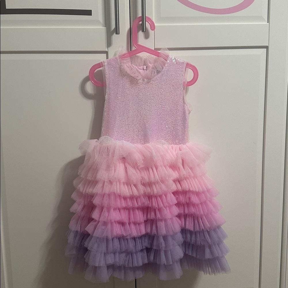 Lola + The Boys Light Pink Tulle Dress